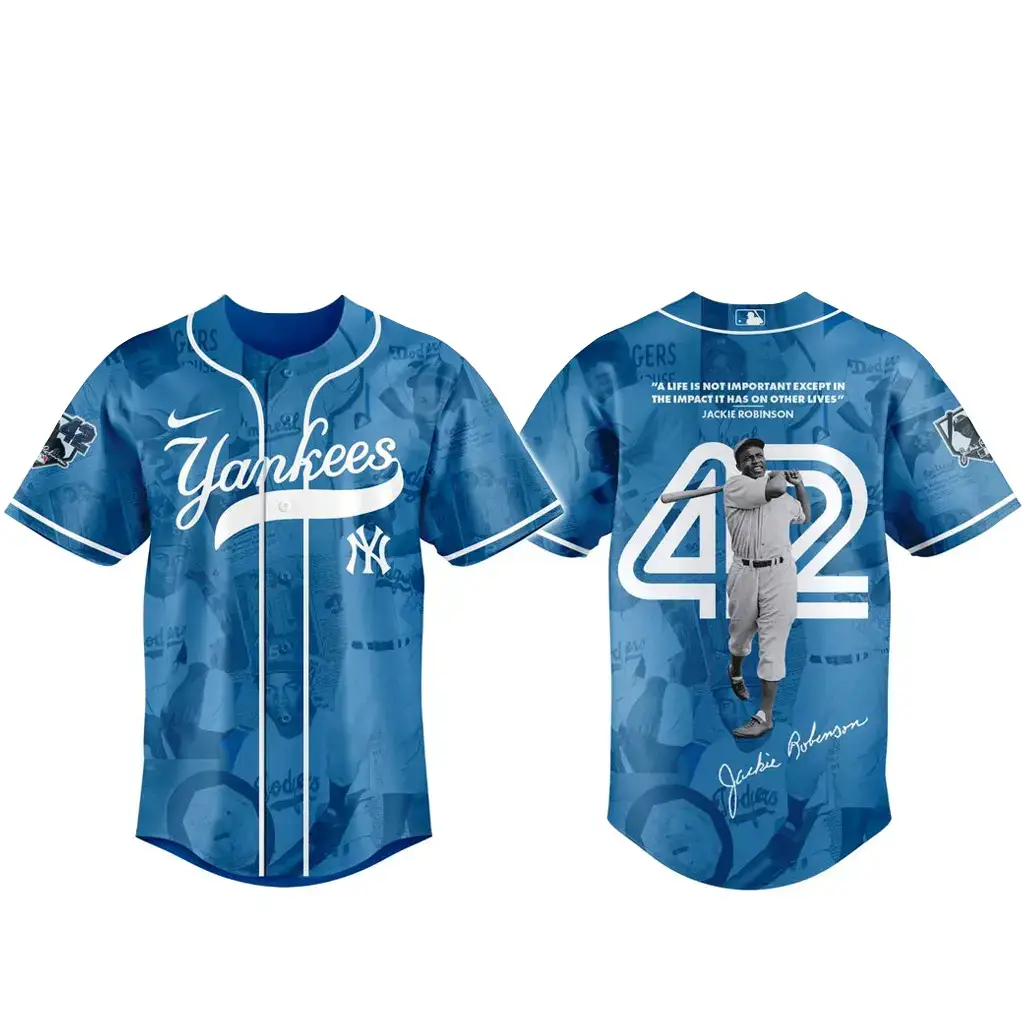 New York Yankees 42 Legacy Tribute 2026 Baseball Jersey Image