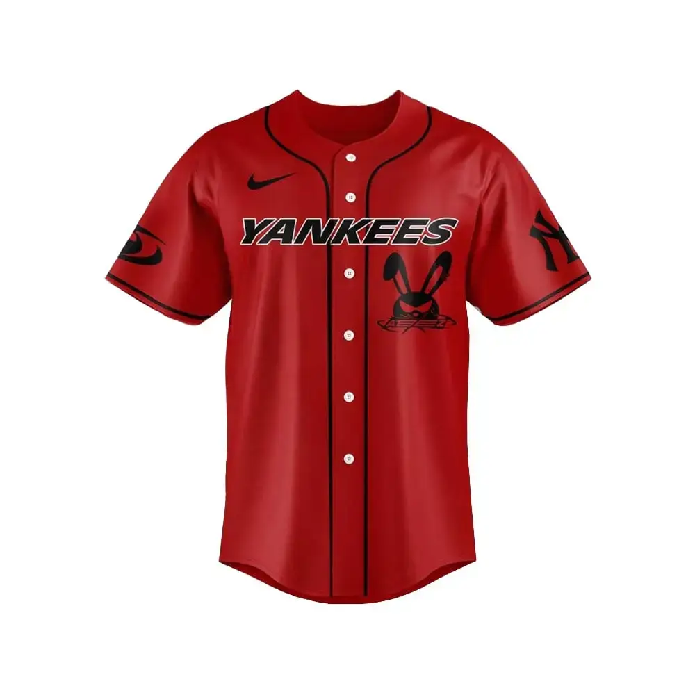 New York Yankees Ateez In Your Fantasy World Tour 2025 Baseball Jersey Image