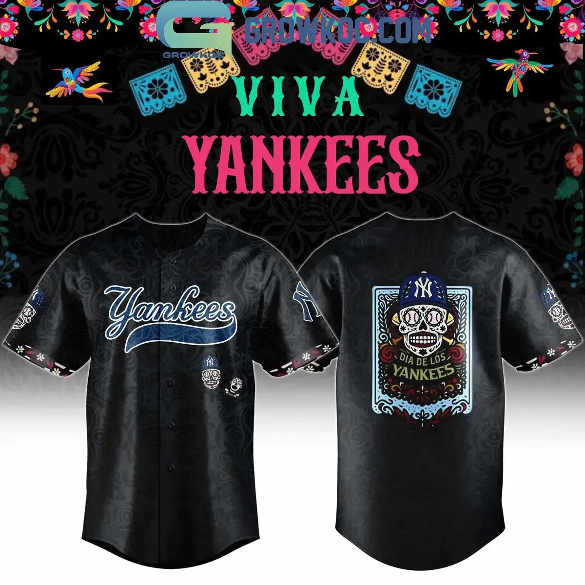 New York Yankees Dia De Los Yankees Night 2025 Jersey Image