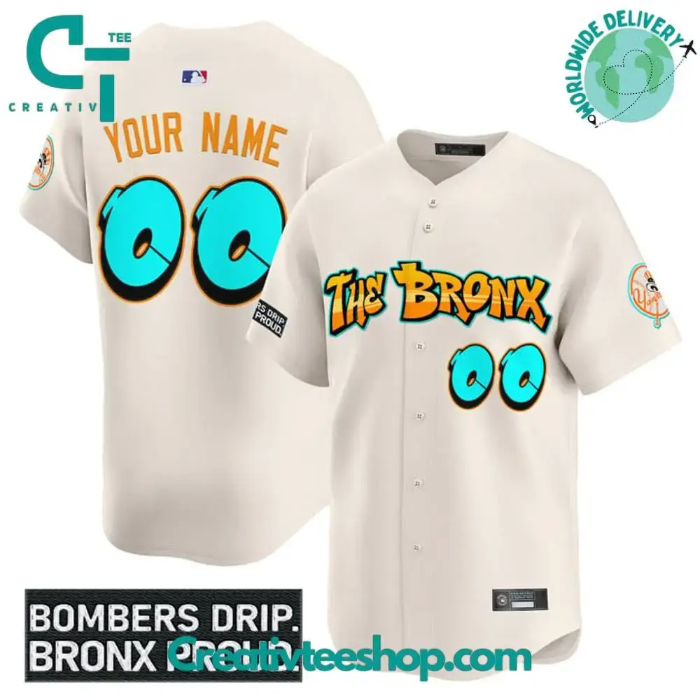 New York Yankees 'Graffiti Bronx Bombers Edition' Special Baseball Jersey Image