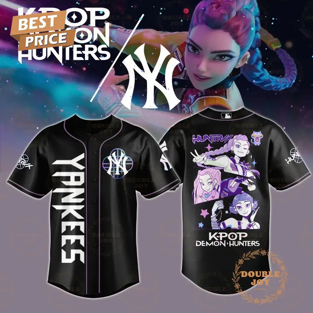 New York Yankees K-Pop Demon Hunters 2025 Limited Edition Baseball Jersey Image