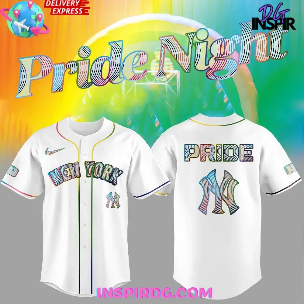 New York Yankees Lgbtq Pride Night 2025 Baseball Jersey Image