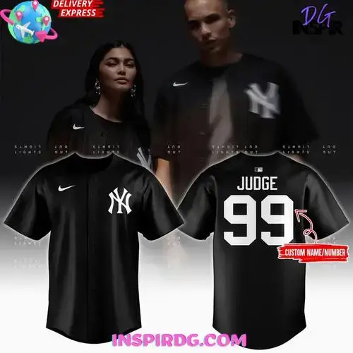 New York Yankees Lights Out Black Special Baseball Jersey Image