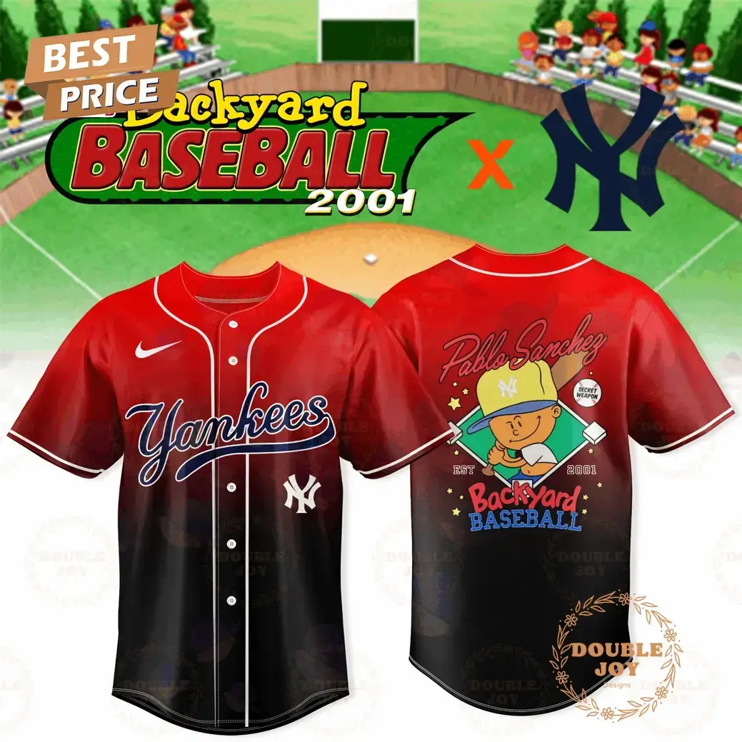New York Yankees Pablo Sanchez Backyard EST 2001 Limited Edition Baseball Jersey Image
