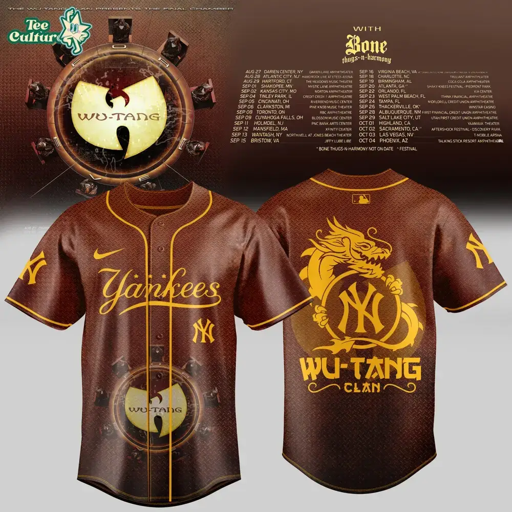 New York Yankees The Final Chamber US Tour 2026 Limited Edition Baseball Jersey Image