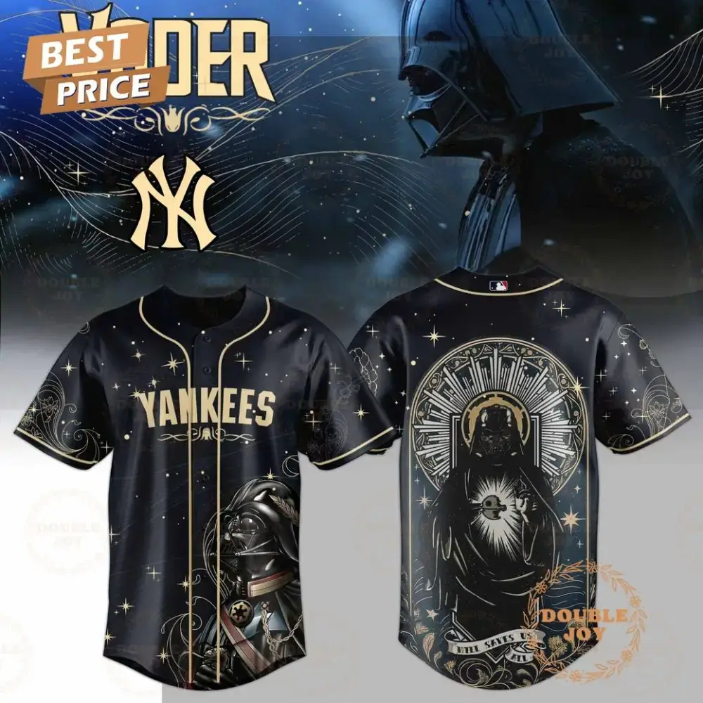 New York Yankees Vader X Dark Lord Of The Stars 2025 Limited Edition Baseball Jersey Image