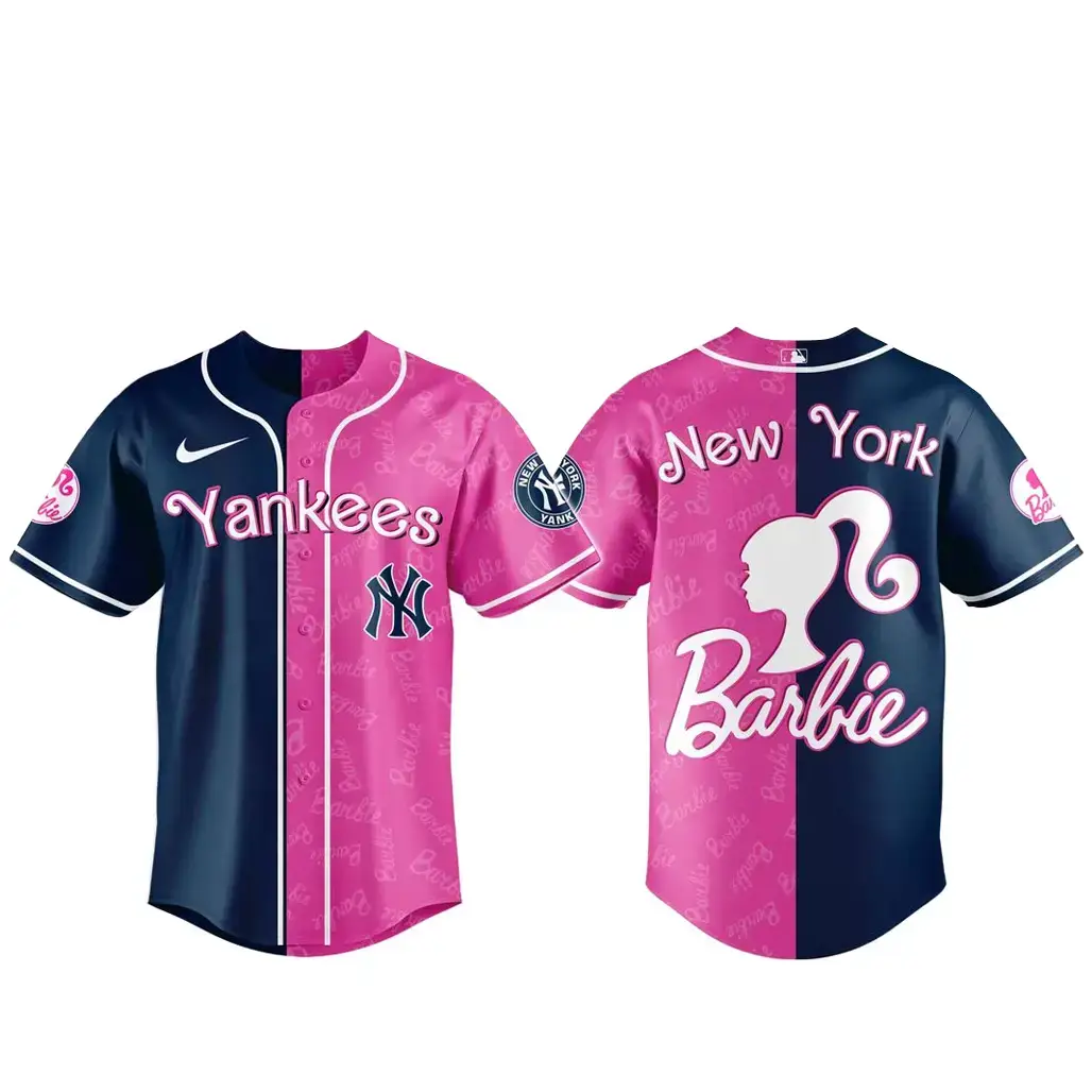 New York Yankees x Barbie Night Game 2026 Baseball Jersey Image