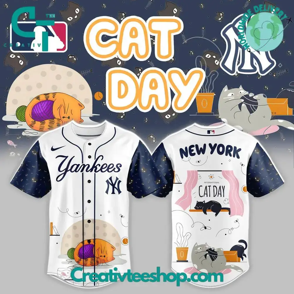 New York Yankees X Dog Day Special Baseball Jersey Image