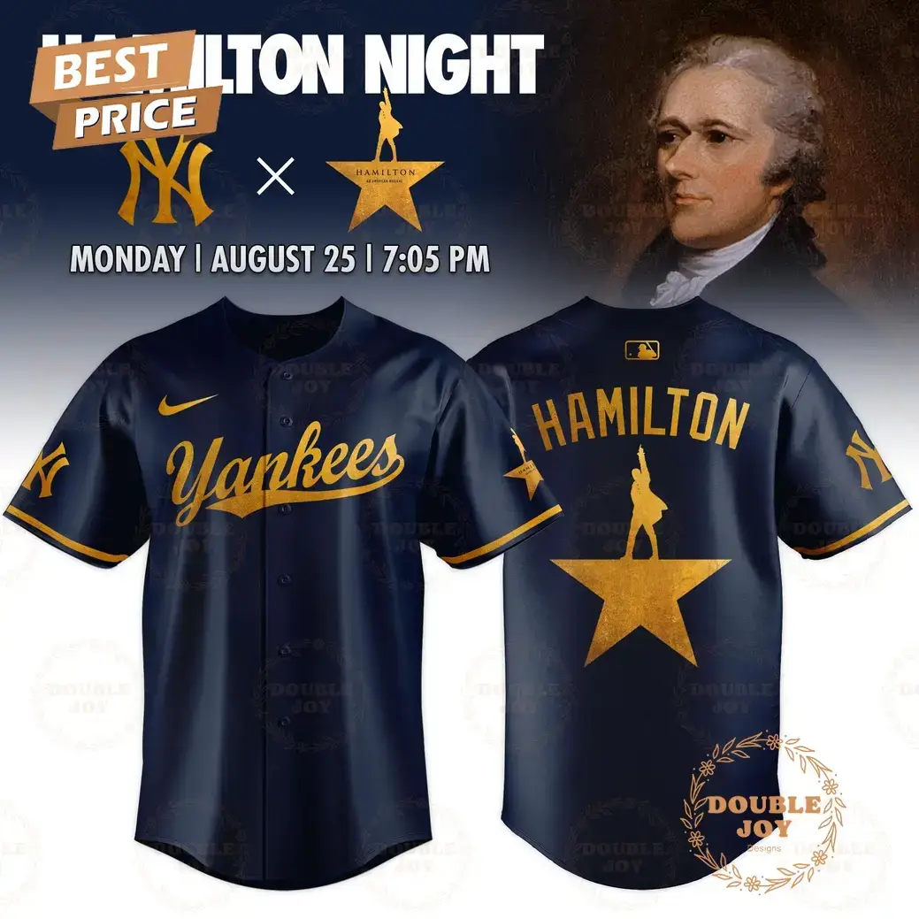 New York Yankees x Hamilton Night 2025 Limited Edition Baseball Jersey Image
