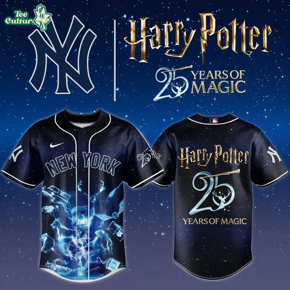 New York Yankees x Harry Potter Wizard Series Limited MLB Jersey Image