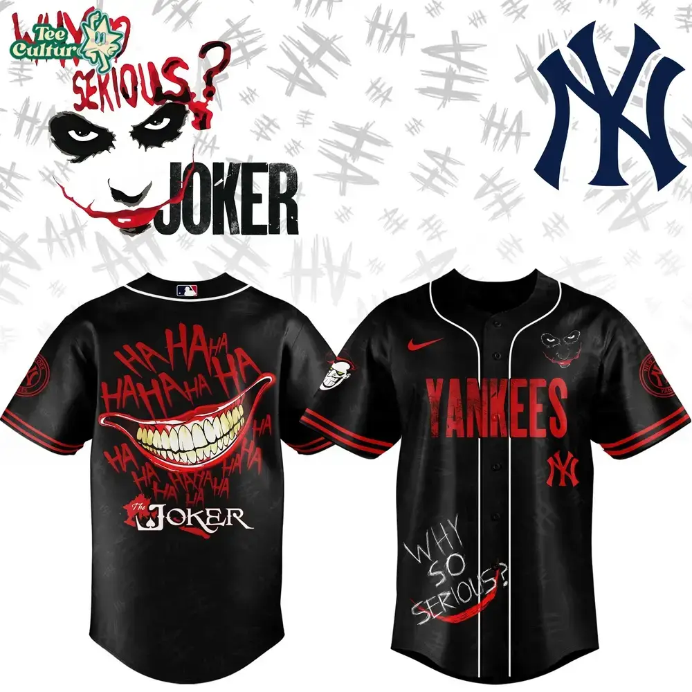 New York Yankees x Joker Game Night Limited Edition Baseball Jersey Image