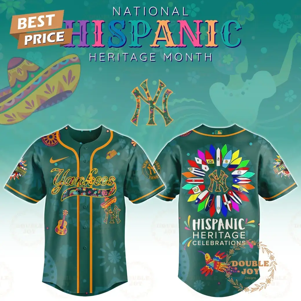 New York Yankees x National Hispanic Heritage Month 2025 Edition Baseball Jersey Image