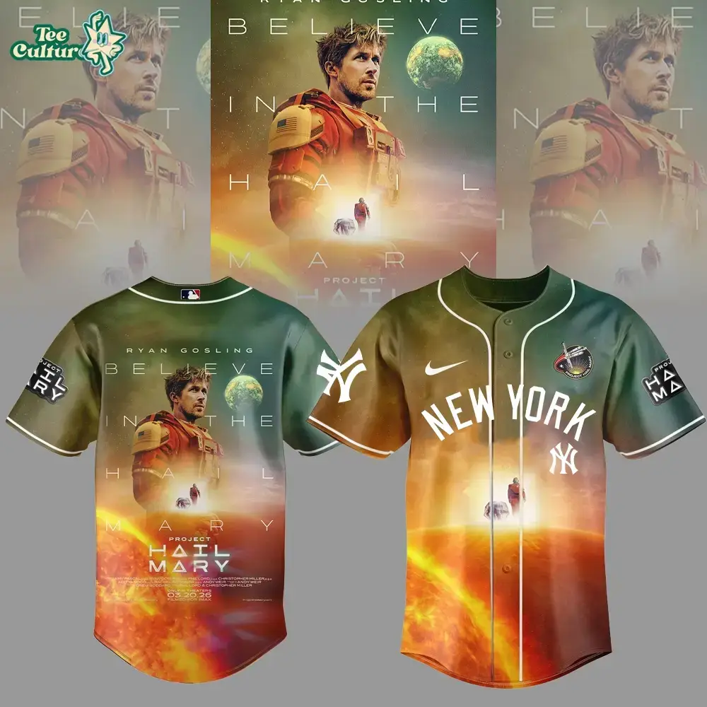 New York Yankees x Project Hail Mary 2026 Special Edition Jersey Image