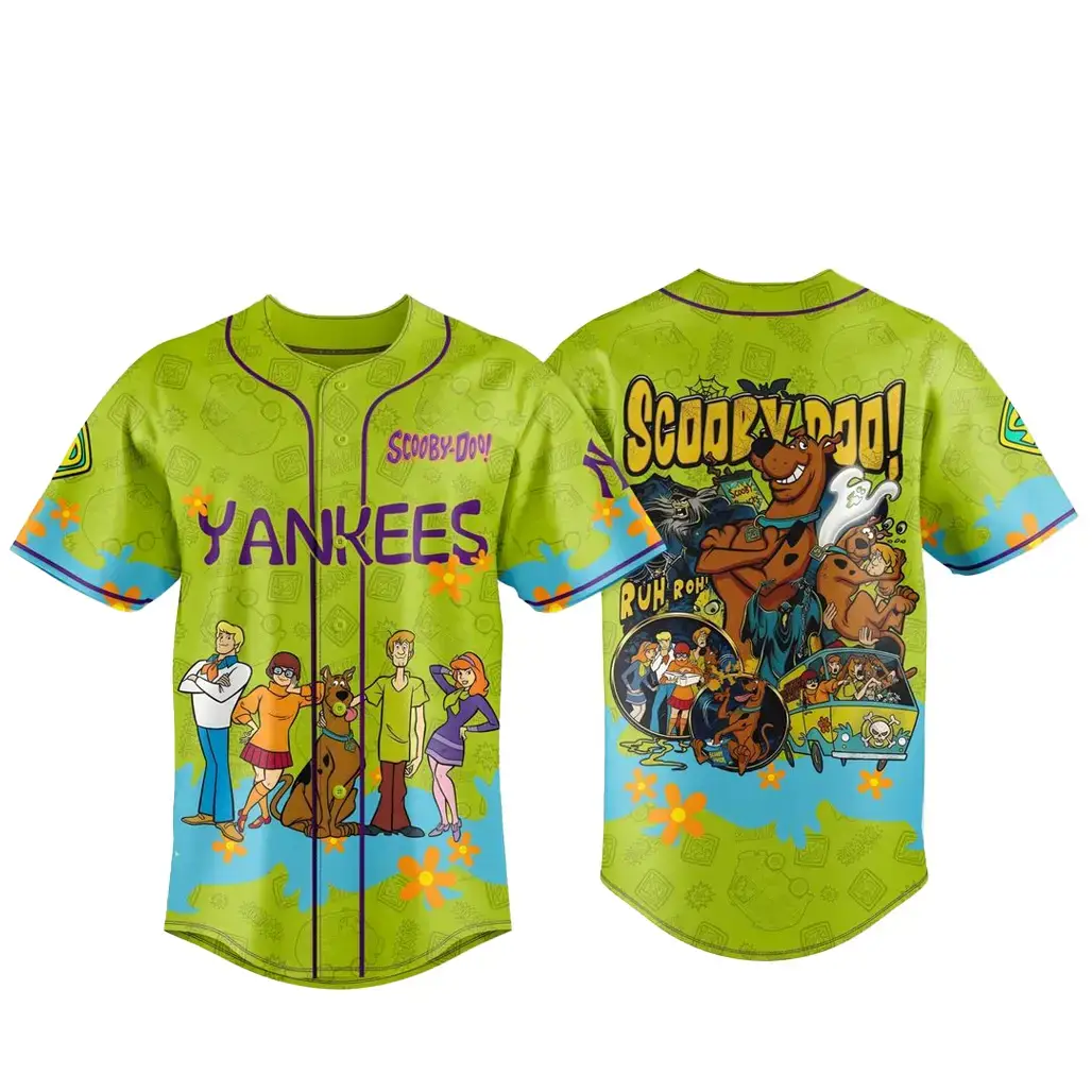 New York Yankees x Scooby-Doo Mystery Night 2026 Baseball Jersey Image