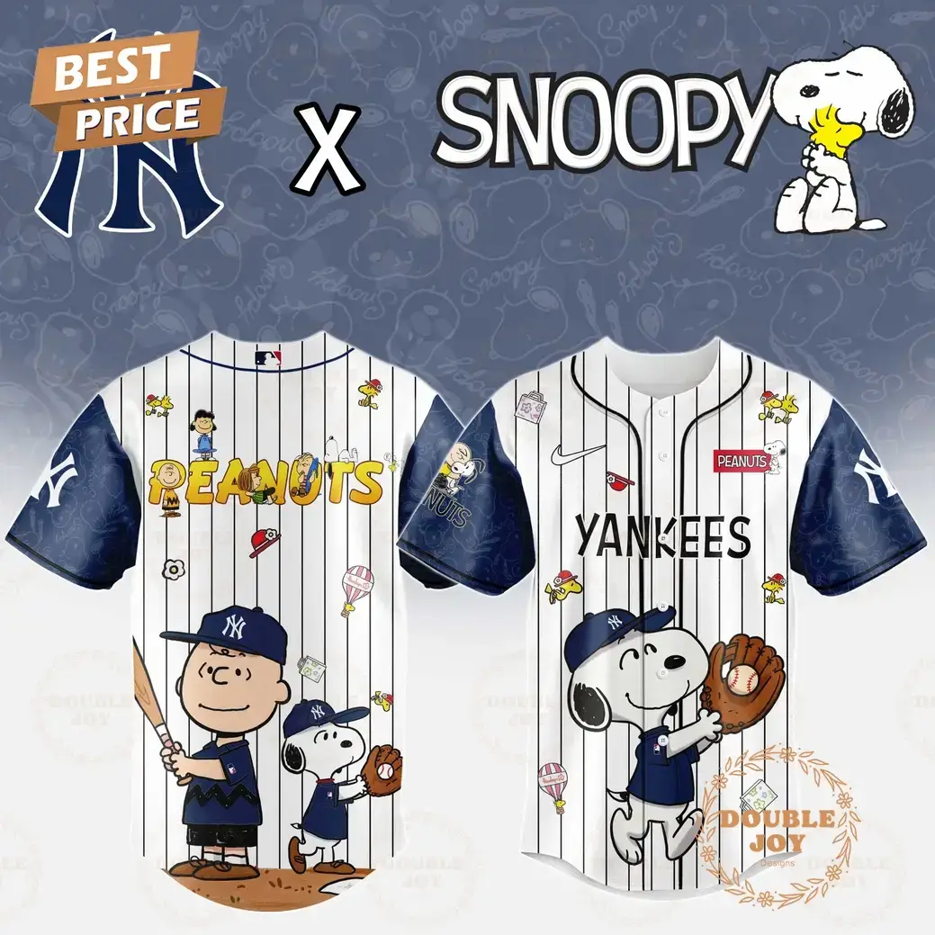 New York Yankees x Snoopy 2025 Limited Edition Baseball Jersey Image