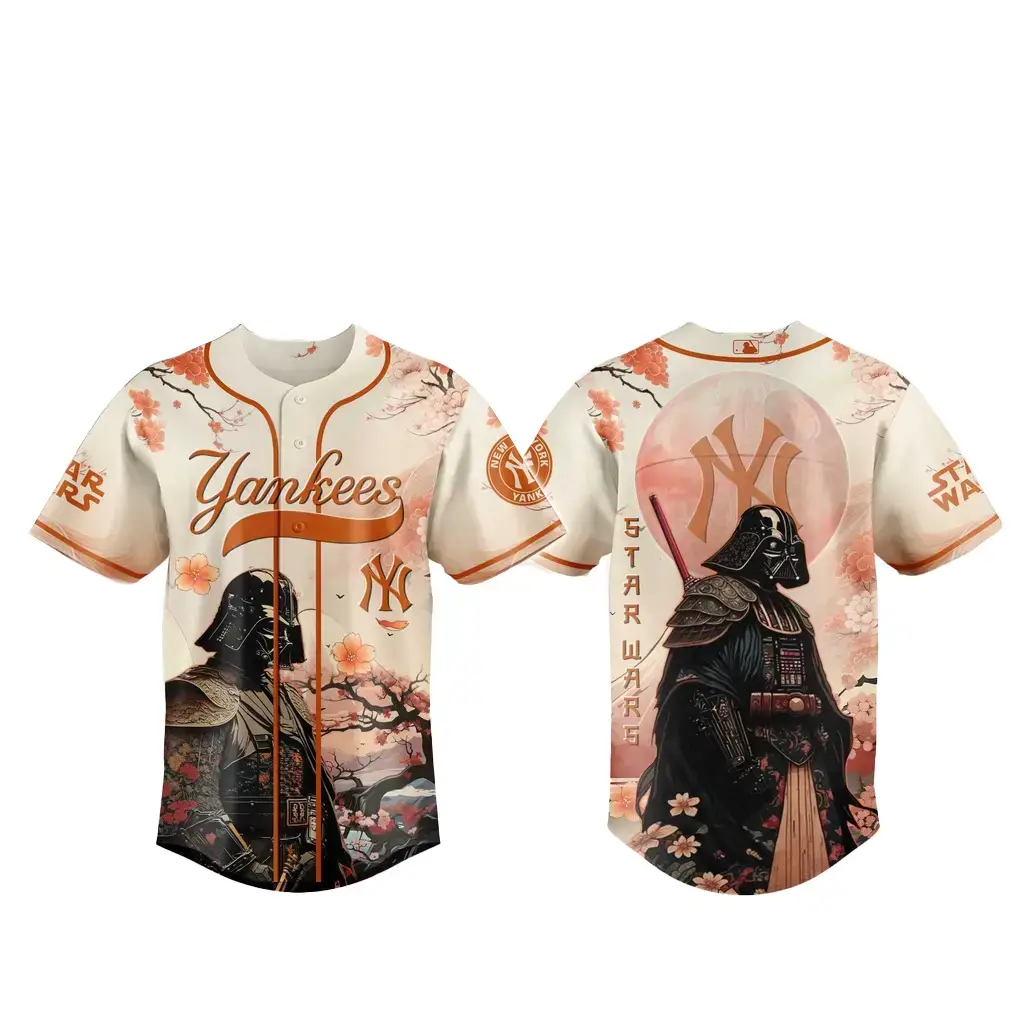 New York Yankees x Star Wars Cherry Blossom 2026 Baseball Jersey Image