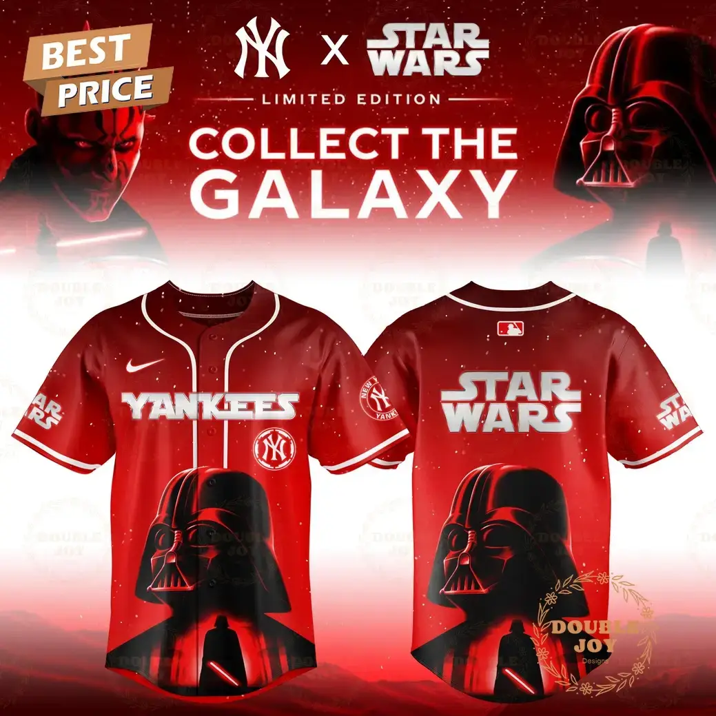 New York Yankees x Star Wars "Darth Vader" 2025 Special Edition Baseball Jersey Image
