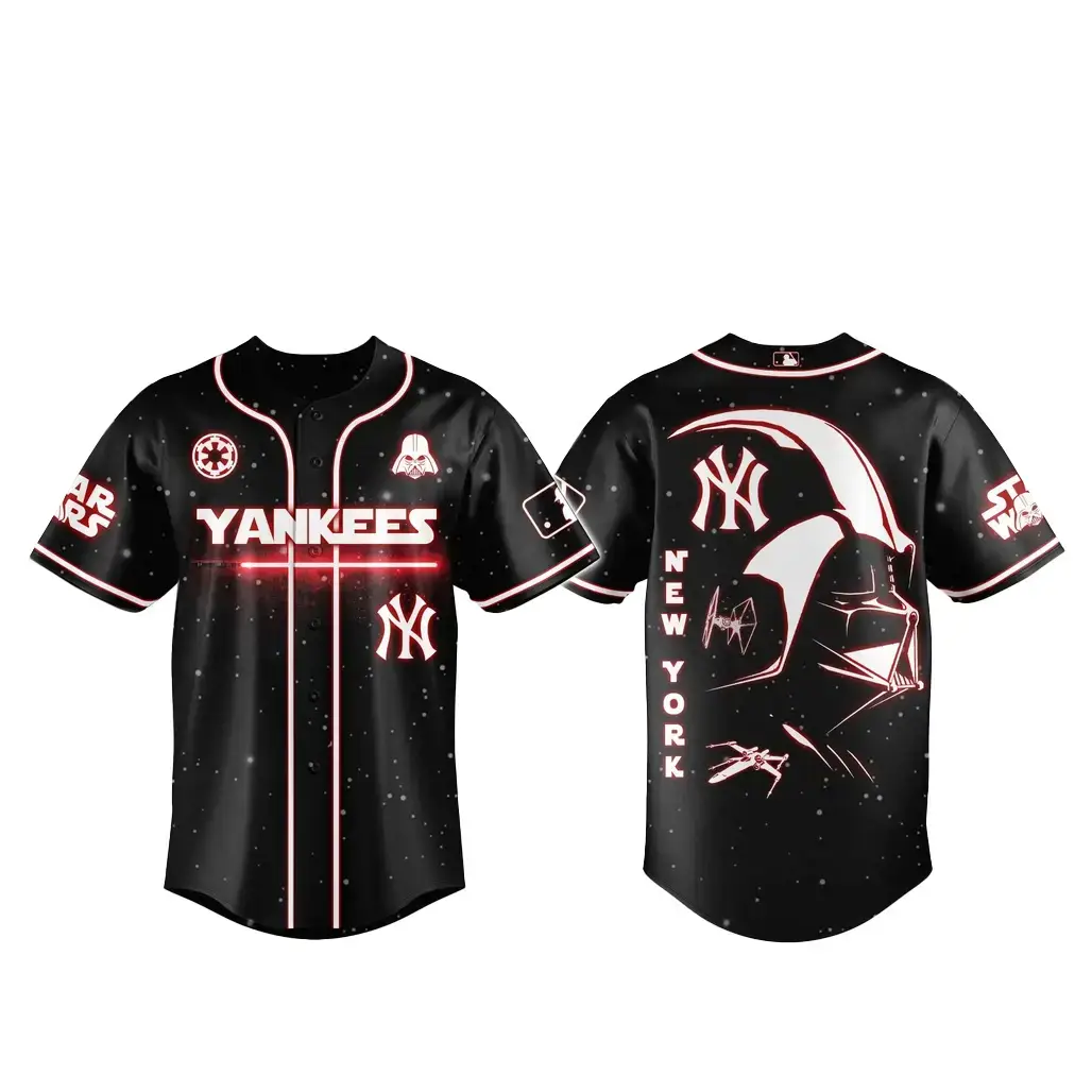 New York Yankees x Star Wars Darth Vader 2026 Baseball Jersey Image