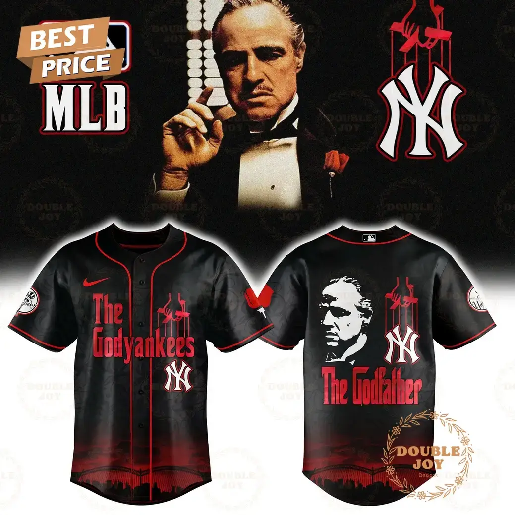 New York Yankees x The Godfather 2025 Special Edition Baseball Jersey Image