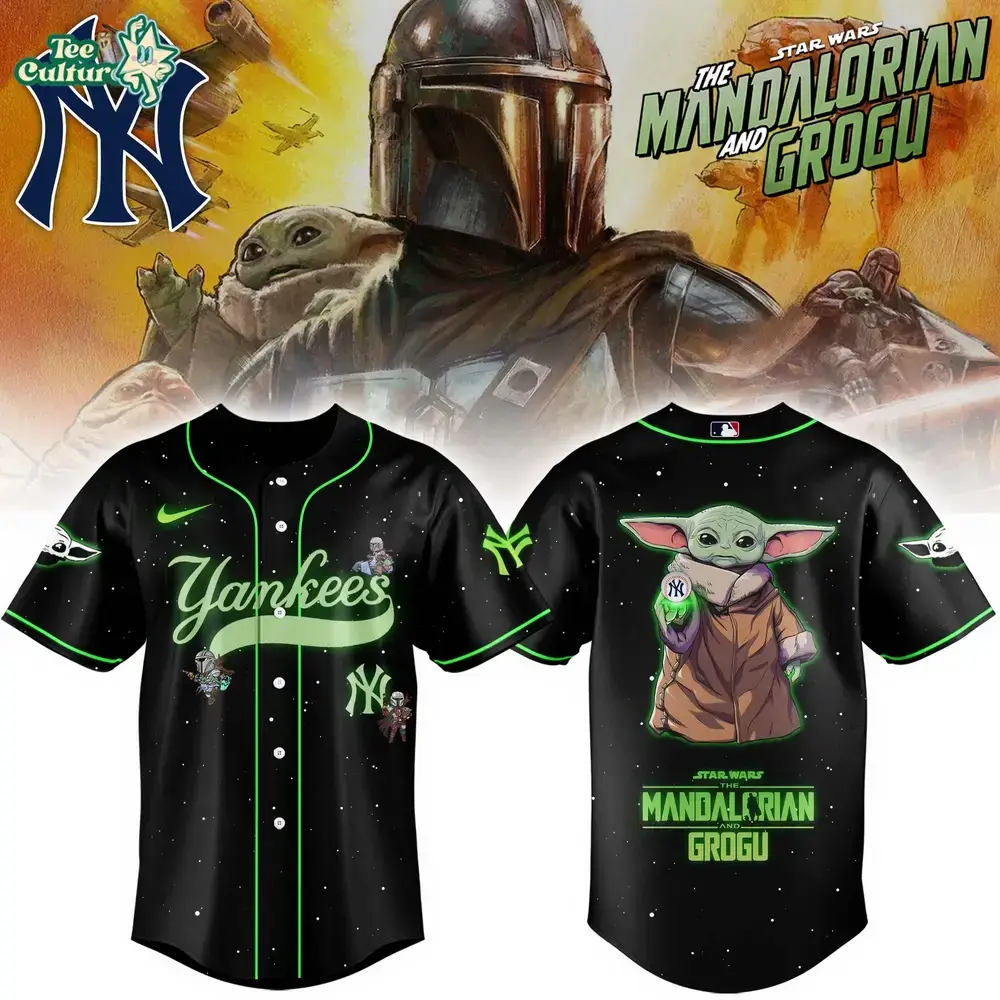 New York Yankees x The Mandalorian & Grogu Premium Limited Edition Jersey Image
