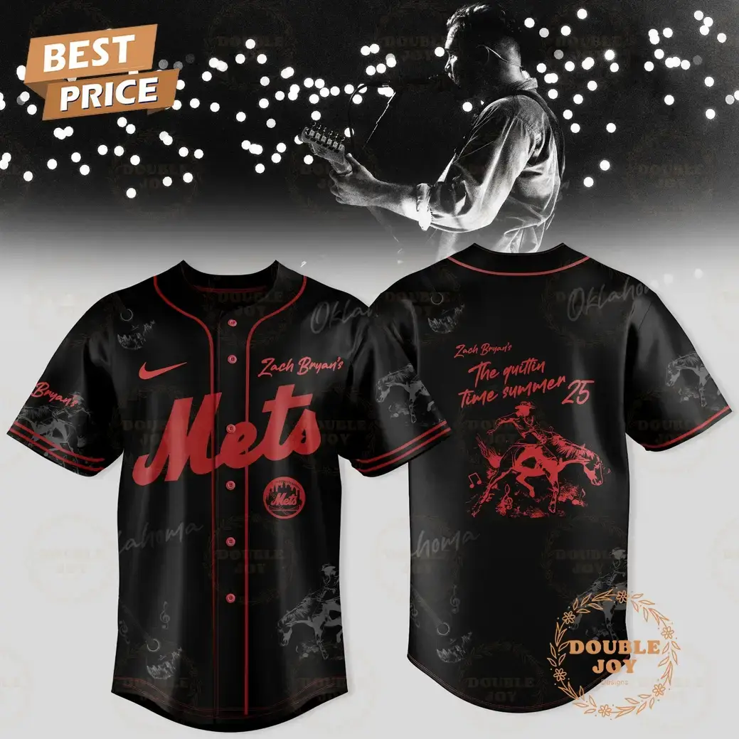 New York Yankees x Zach Bryan's 2025 The Quittin Time Summer Limited Edition Baseball Jersey Image