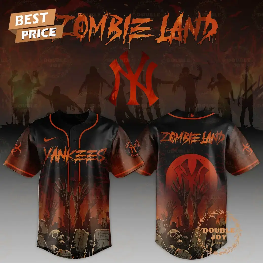 New York Yankees ZombieLand 2025 Limited Edition Baseball Jersey Image