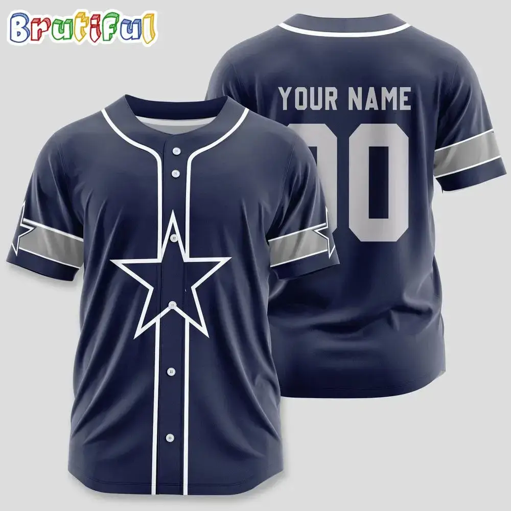 NFL Dallas Cowboys Limited Edition Personalized Baseball Jersey Image