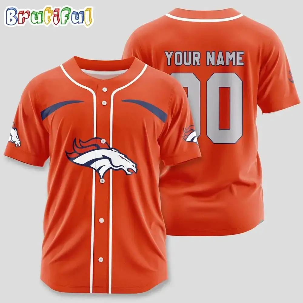 NFL Denver Broncos Limited Edition Personalized Baseball Jersey Image
