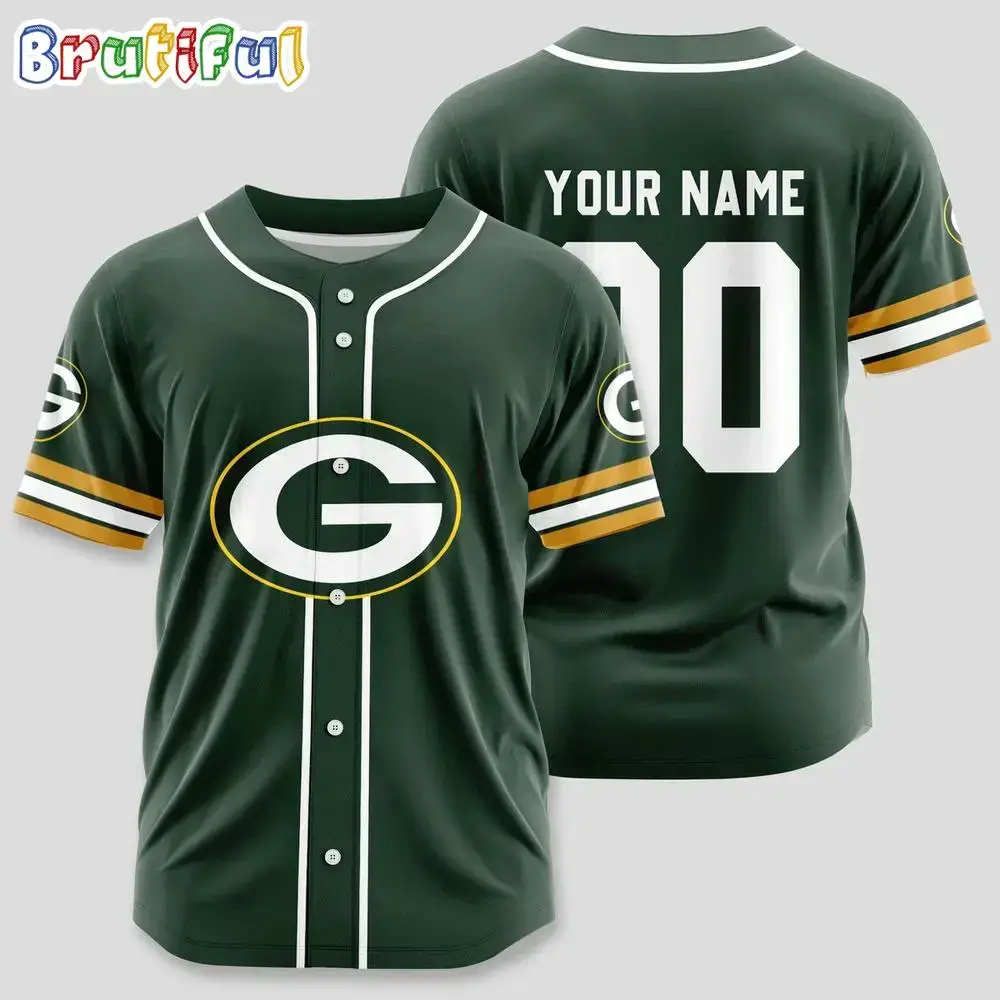 NFL Green Bay Packers Limited Edition Personalized Baseball Jersey Image