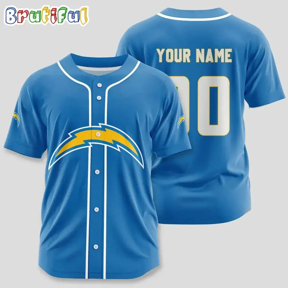 NFL Los Angeles Chargers Limited Edition Personalized Baseball Jersey Image