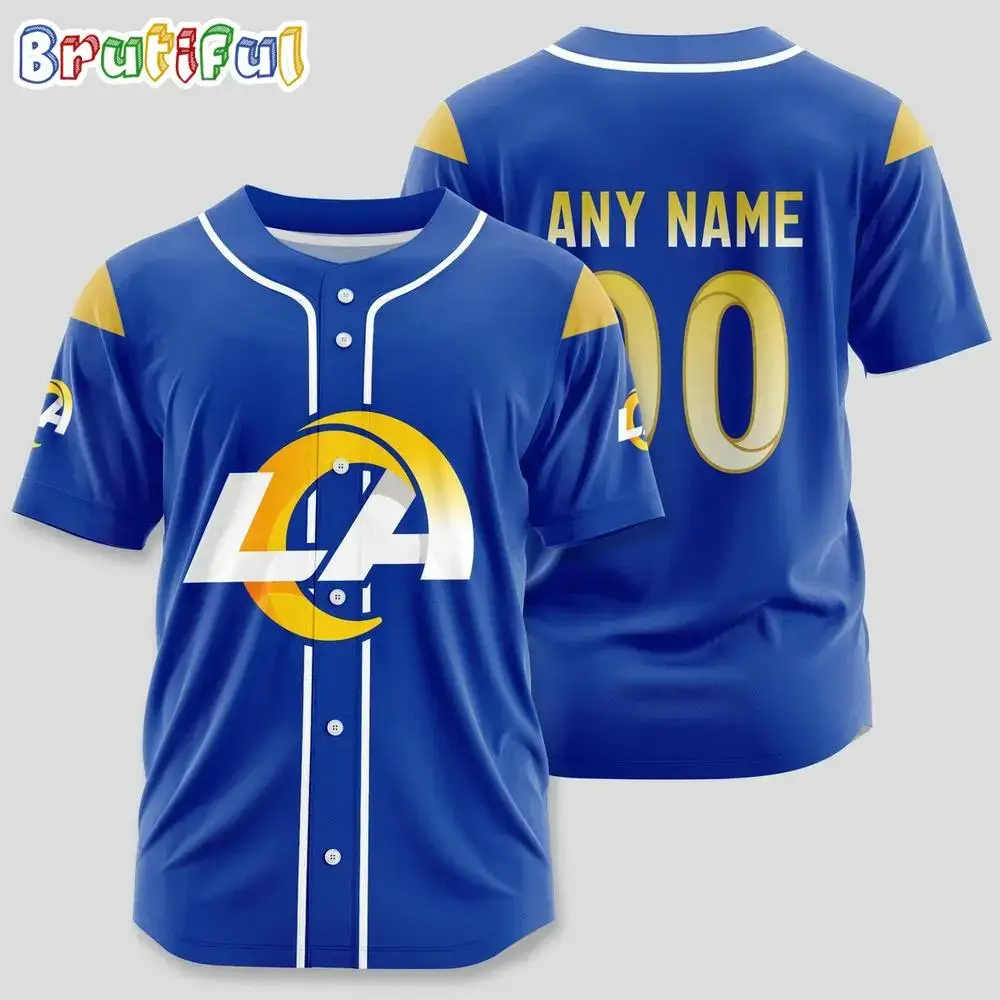 NFL Los Angeles Rams Limited Edition Personalized Baseball Jersey Image
