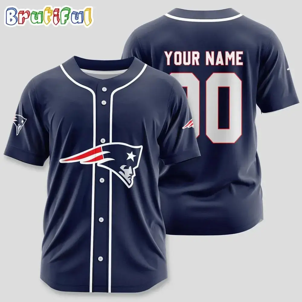 NFL New England Patriots Limited Edition Personalized Baseball Jersey Image