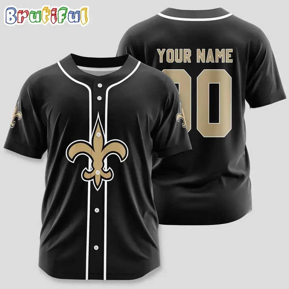 NFL New Orleans Saints Limited Edition Personalized Baseball Jersey Image