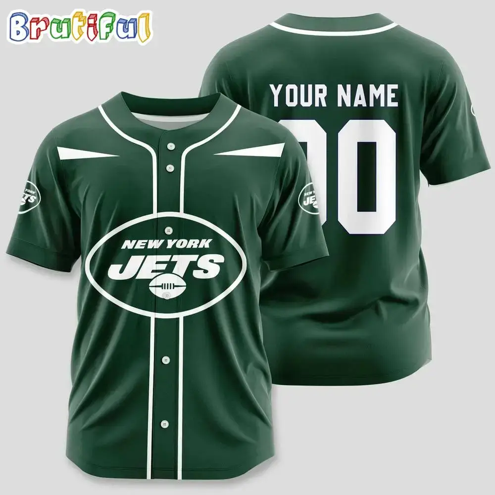 NFL New York Jets Limited Edition Personalized Baseball Jersey Image