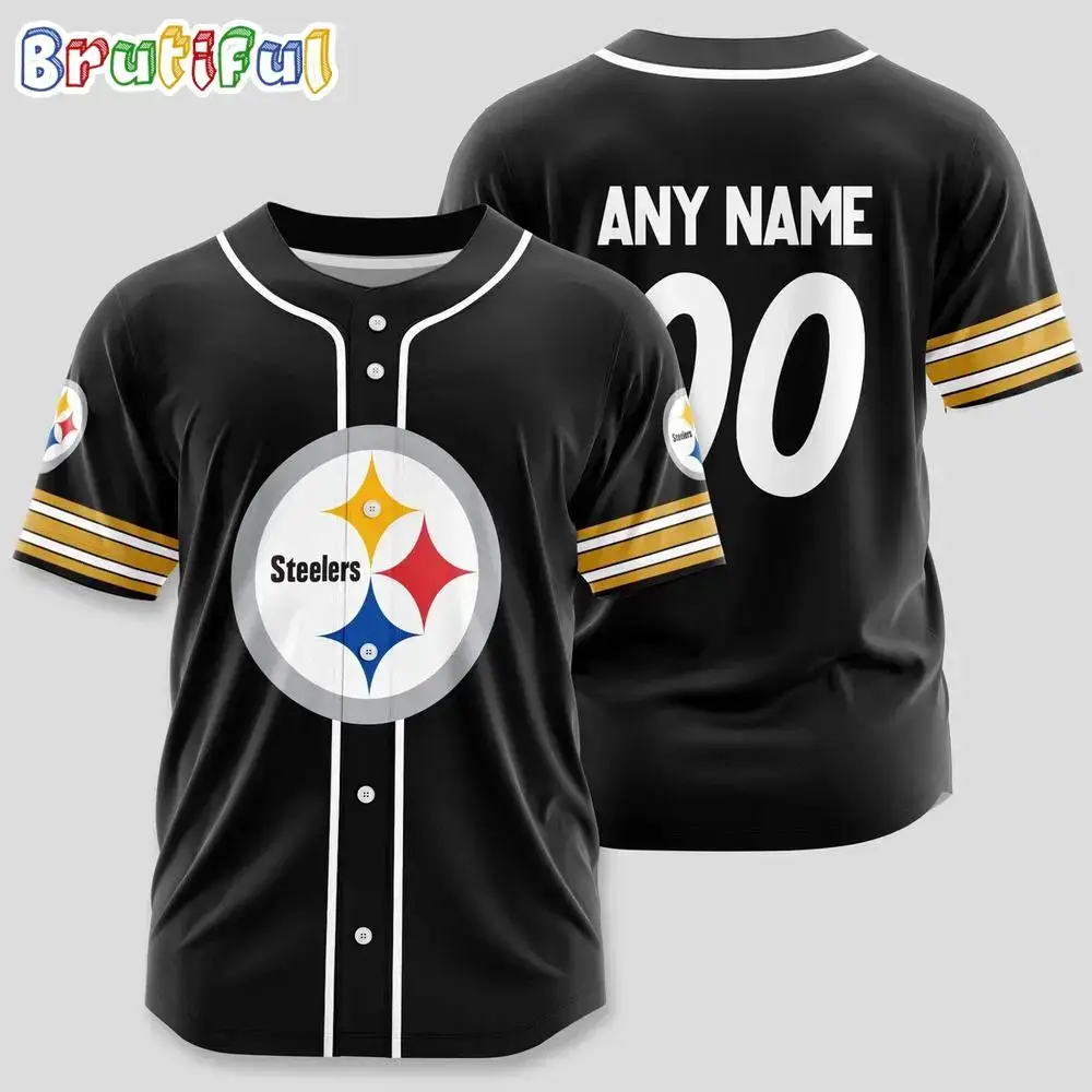 NFL Pittsburgh Steelers Limited Edition Personalized Baseball Jersey Image