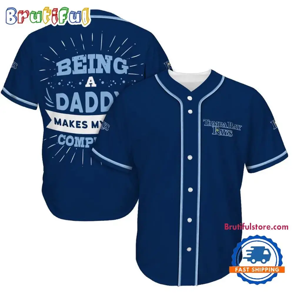 Nfl Tampa Bay Rays Football Being A Daddy Father'S Day Baseball Jersey Image