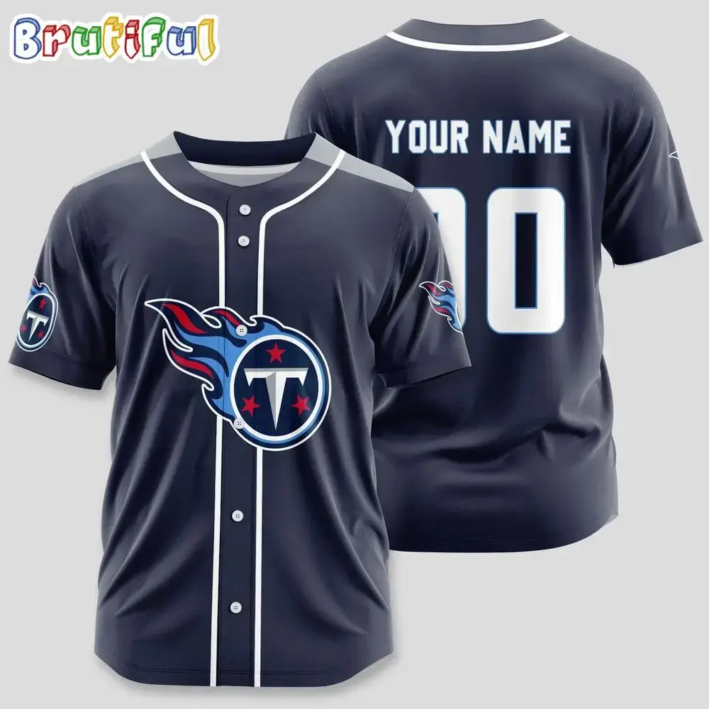 NFL Tennessee Titans Limited Edition Personalized Baseball Jersey Image