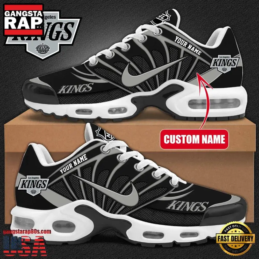 NHL Custom Name Los Angeles Kings New Design Air Max Plus Shoes Running Sneakers Image