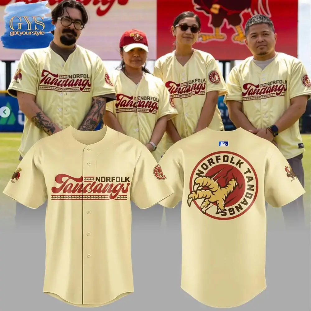 Norfolk Tandas Team Jersey - Premium Baseball Fan Apparel, Unisex Sizes Available Image