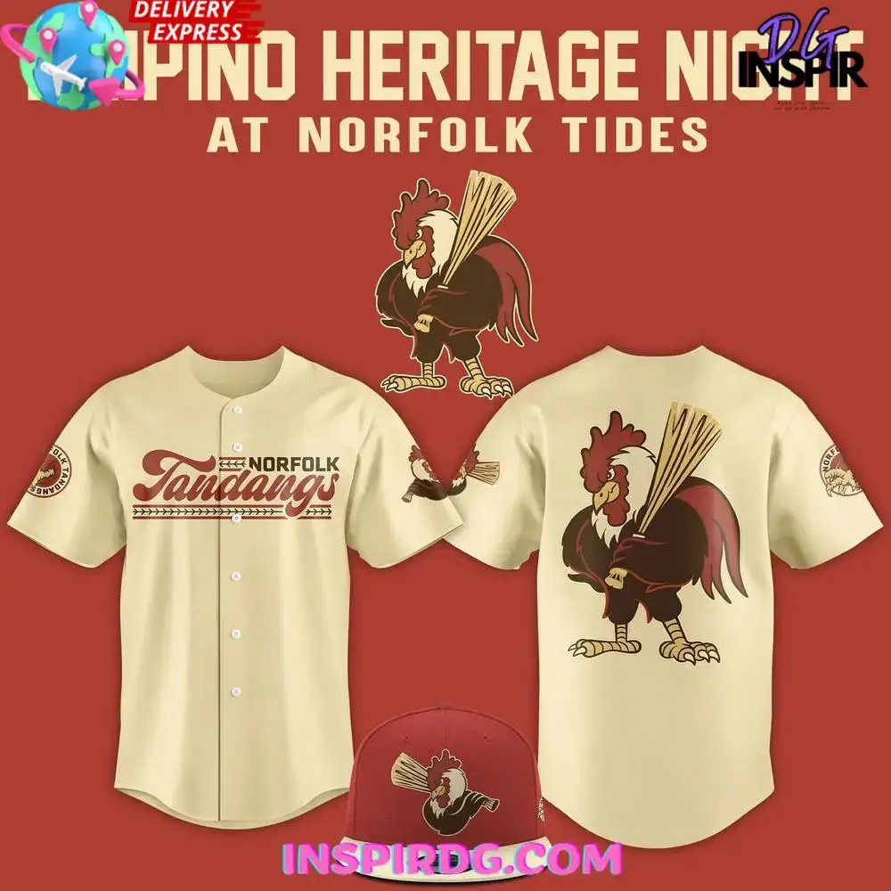 Norfolk Tides Filipino Heritage Night 2025 Baseball Jersey Image
