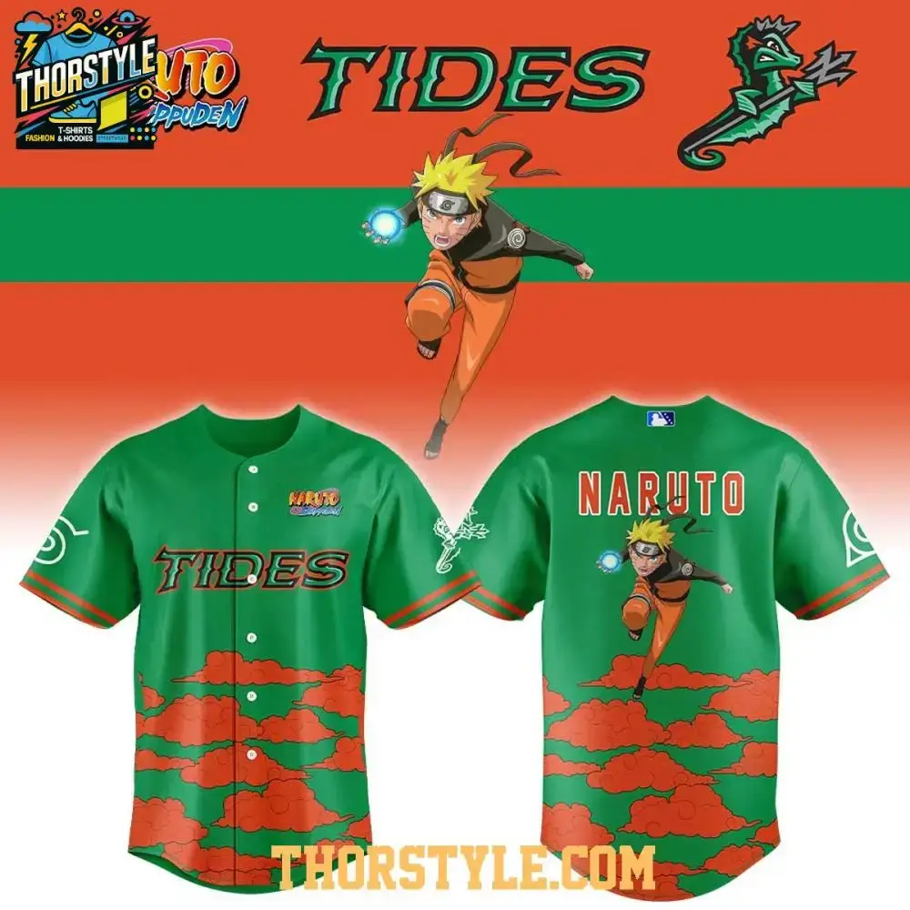 Norfolk Tides Naruro Shippuden Night 2026 Personalized Baseball Jersey Image