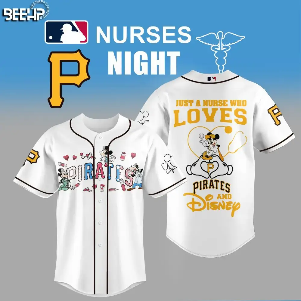 Nurses Night Baseball Jersey - Pirates & Disney Fan Apparel , Perfect Gift For Nurses Image
