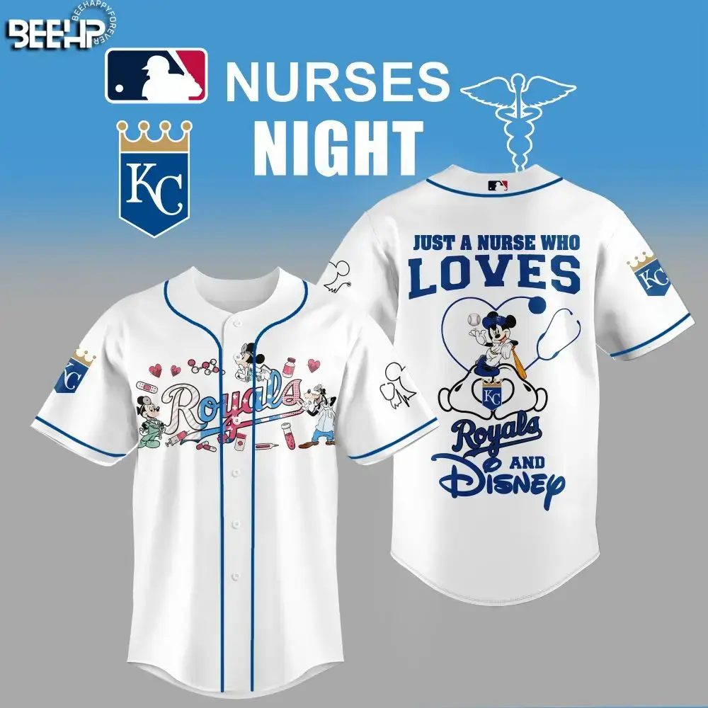 Nurses Night Royals & Disney Jersey – Perfect Gift For Disney And Baseball Fans! Image
