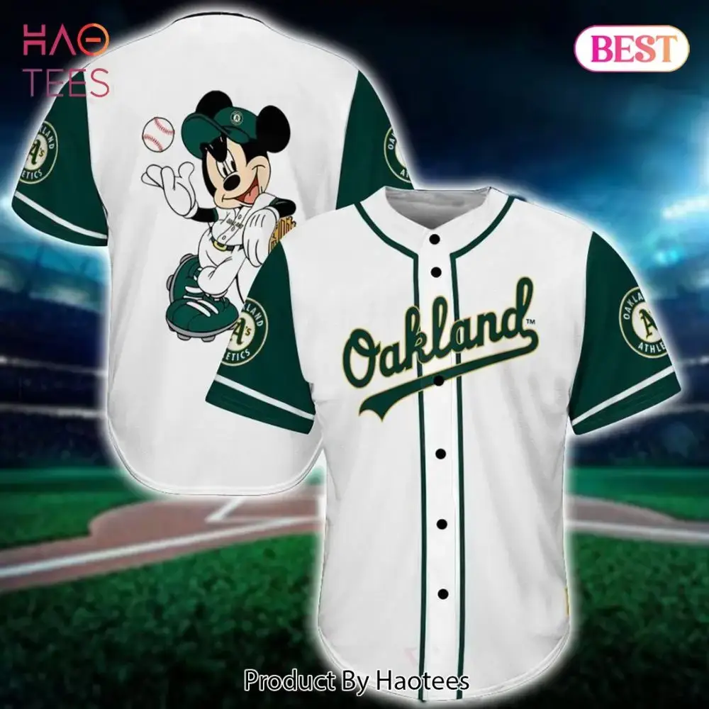 Oakland A'S Baseball Jersey – Limited Edition Cartoon Design For Fans Image