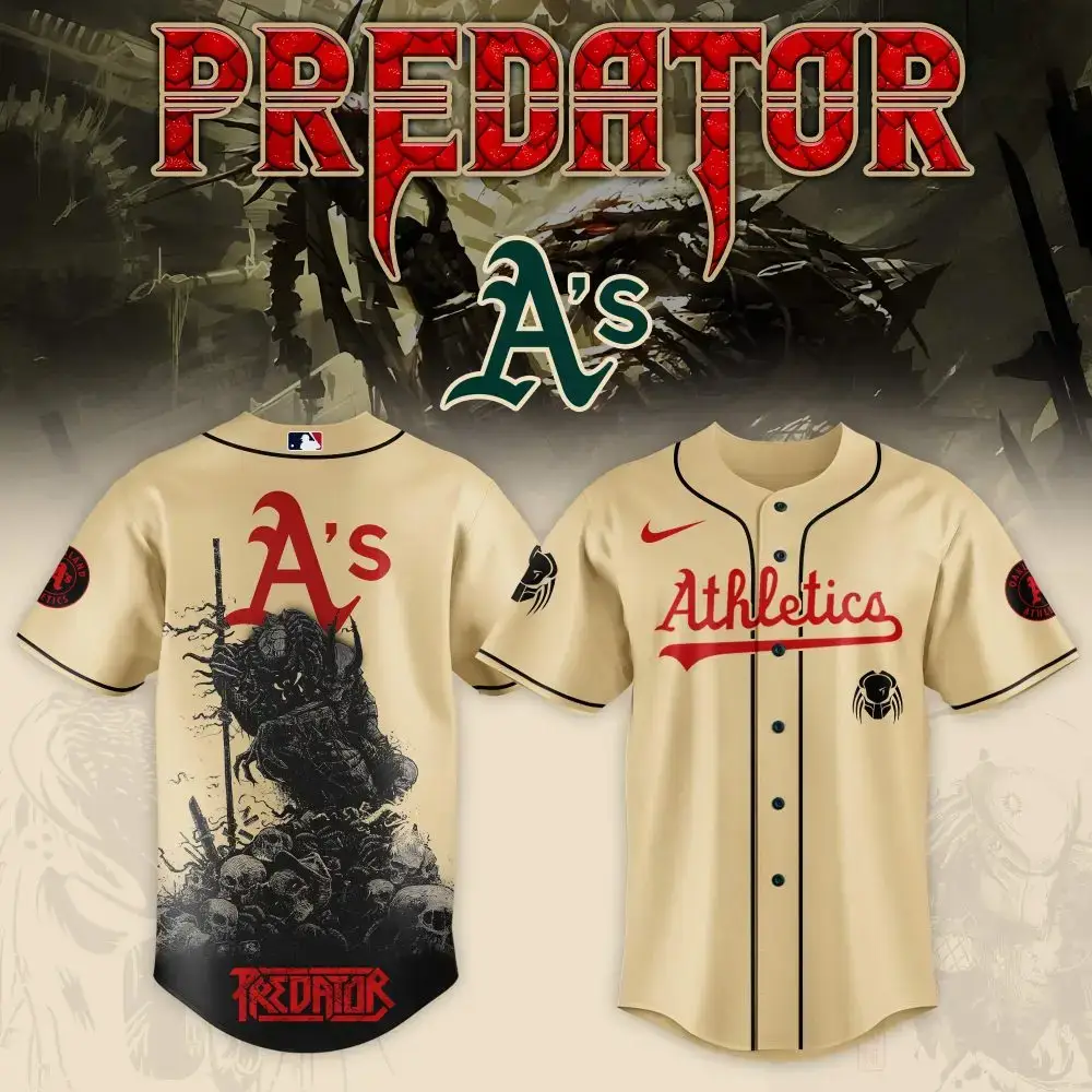 Oakland Athletics Mlb X Predator Custom Baseball Jersey Image