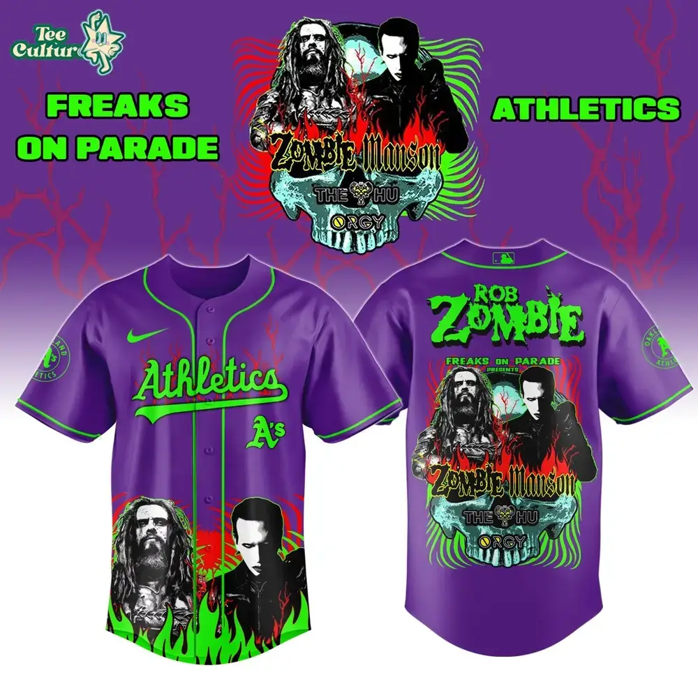 Oakland Athletics x Freaks On Parade Tour 2026 Colab Jersey Limited Edition Image
