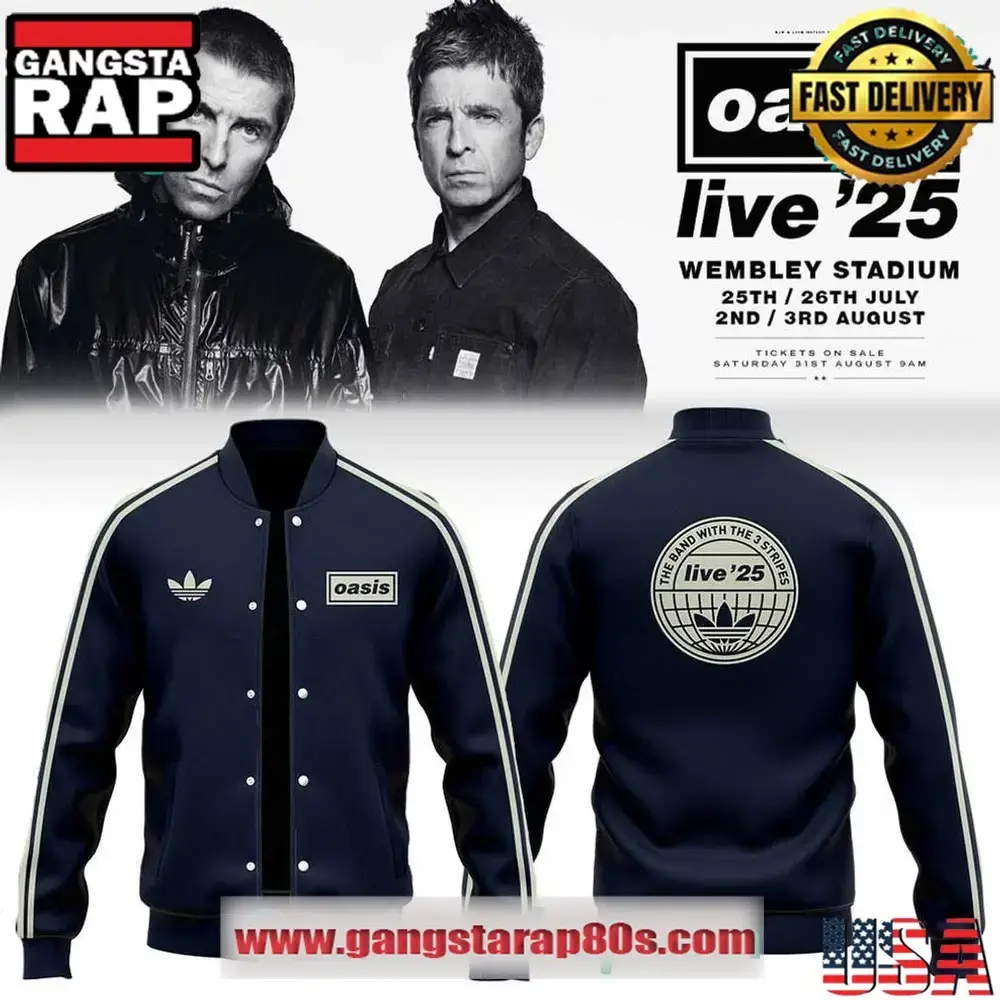 Oasis Live 25 Tour Firebird Baseball Jacket Image