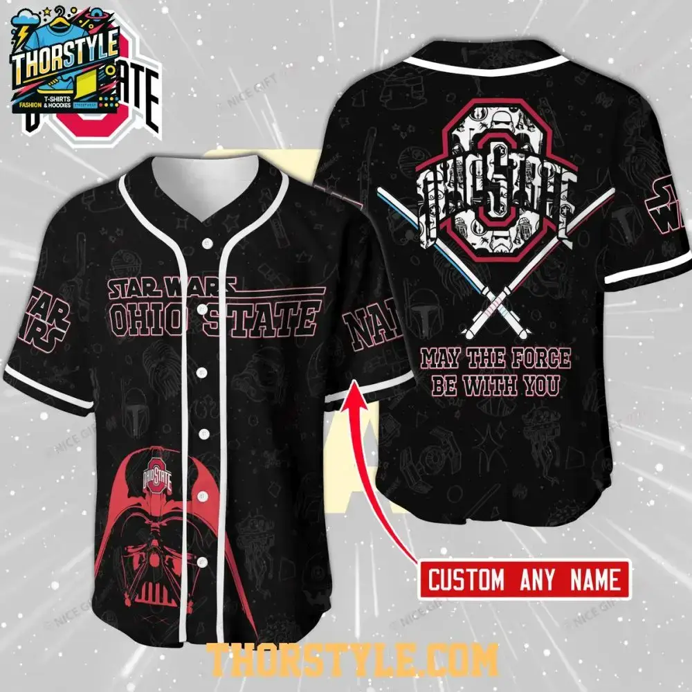 Ohio State Buckeyes X Ncaa Star Wars Night 2026 Personalized Jersey Image