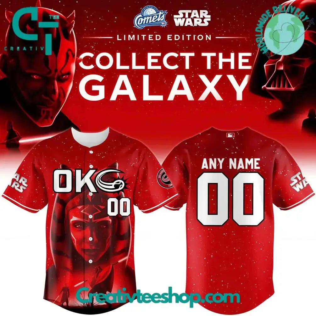 Oklahoma City Comets X Star Wars Baseball Jersey 2025 Image