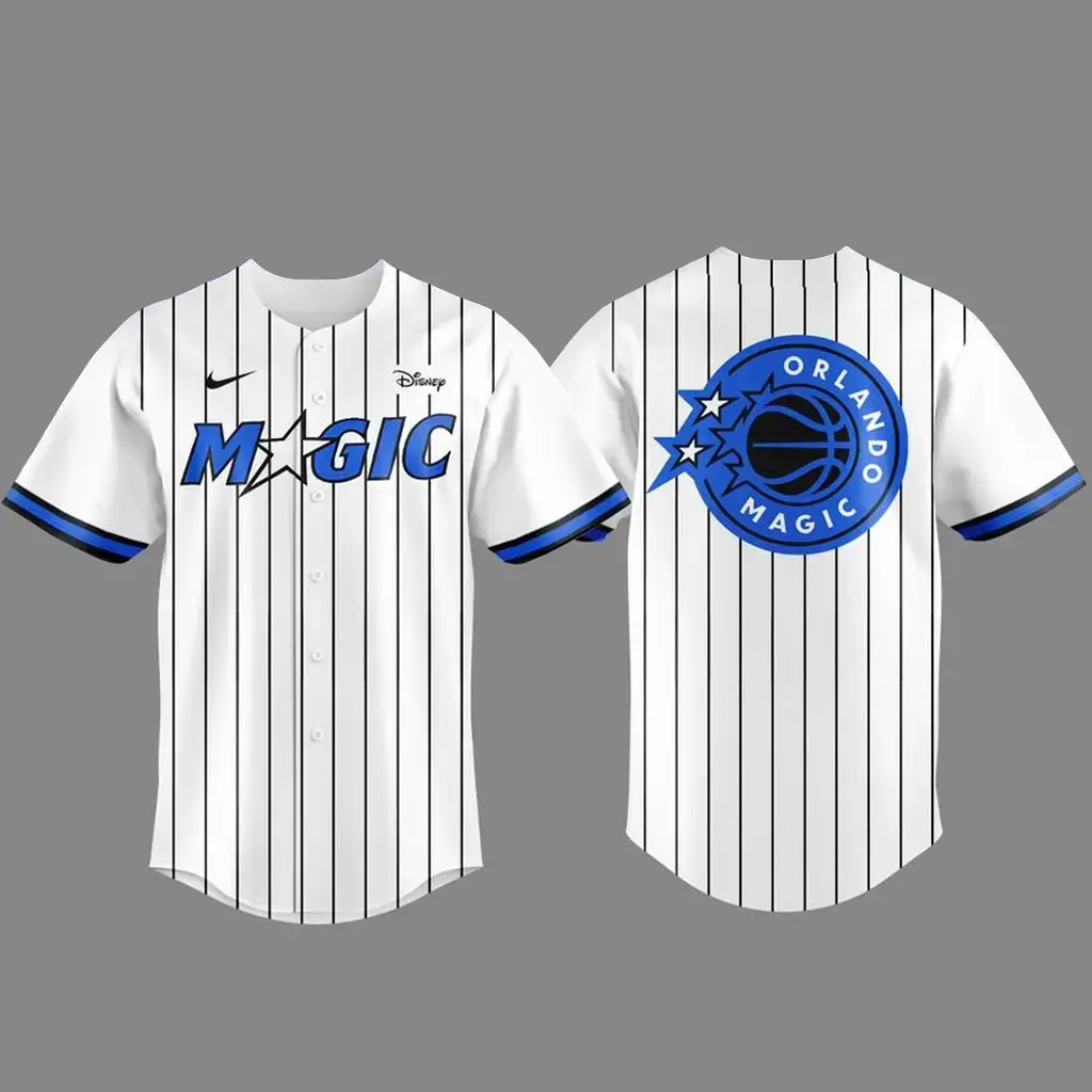 Orlando Magic Unifrom 25-26 Baseball Jersey Image